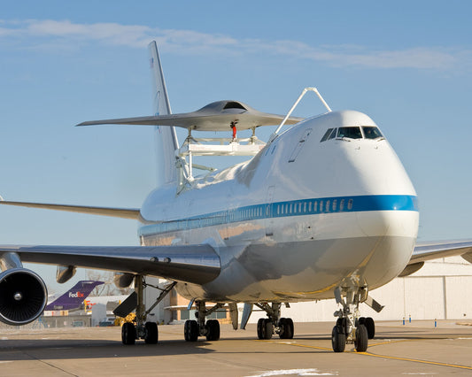 Boeing Phantom Ray and NASA 747 Shuttle Carrier Aircraft BI232069