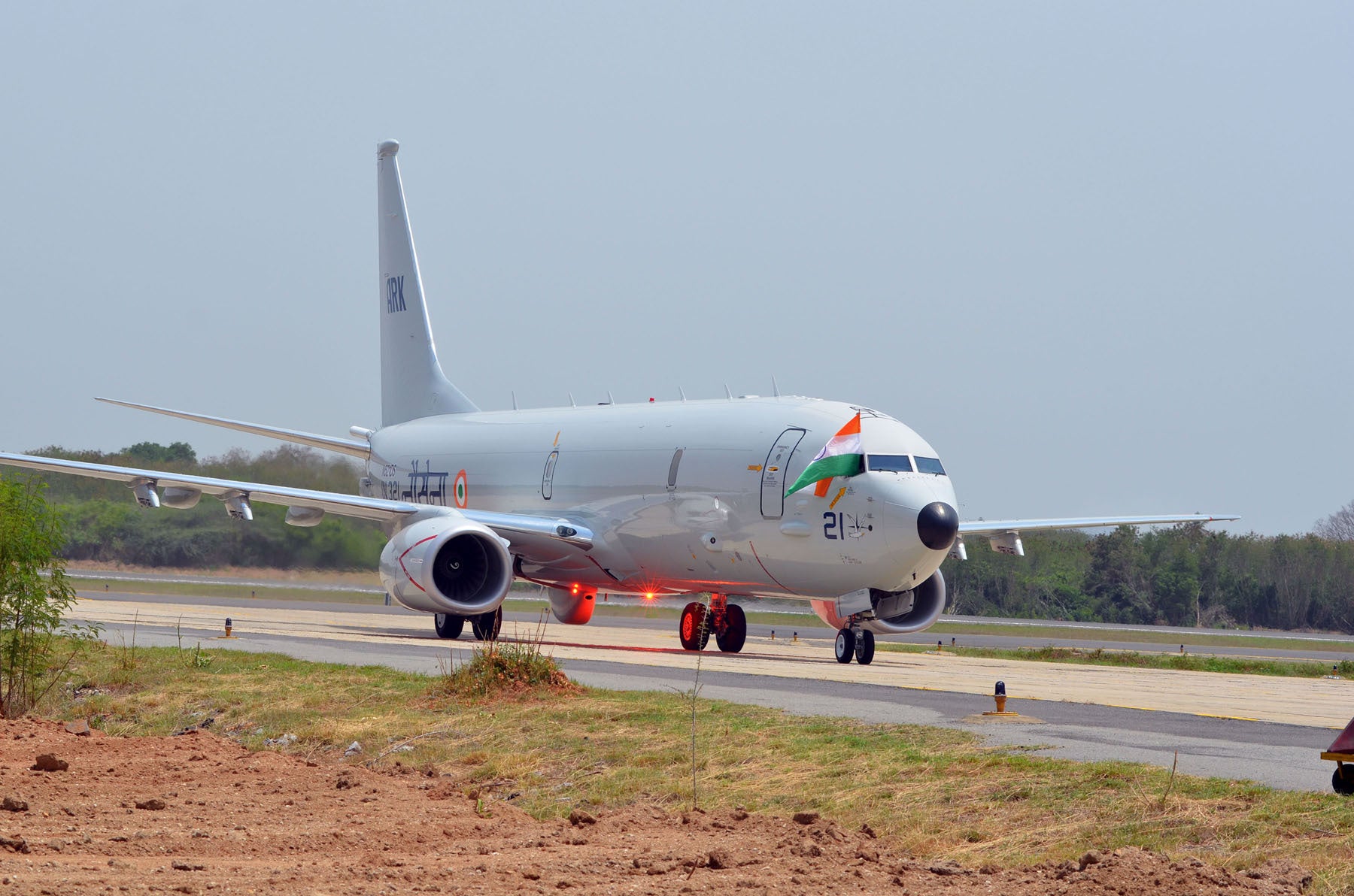 First Boeing P-8I Arrives in India BI233816