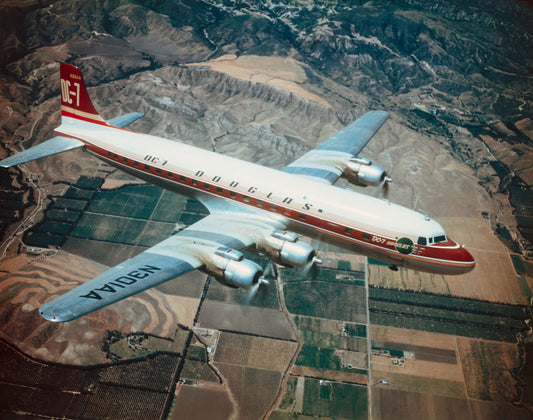 DC-7 in Flight BI23826