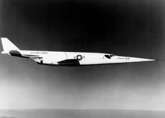 Douglas X-3 Stiletto on Test Flight BI41764