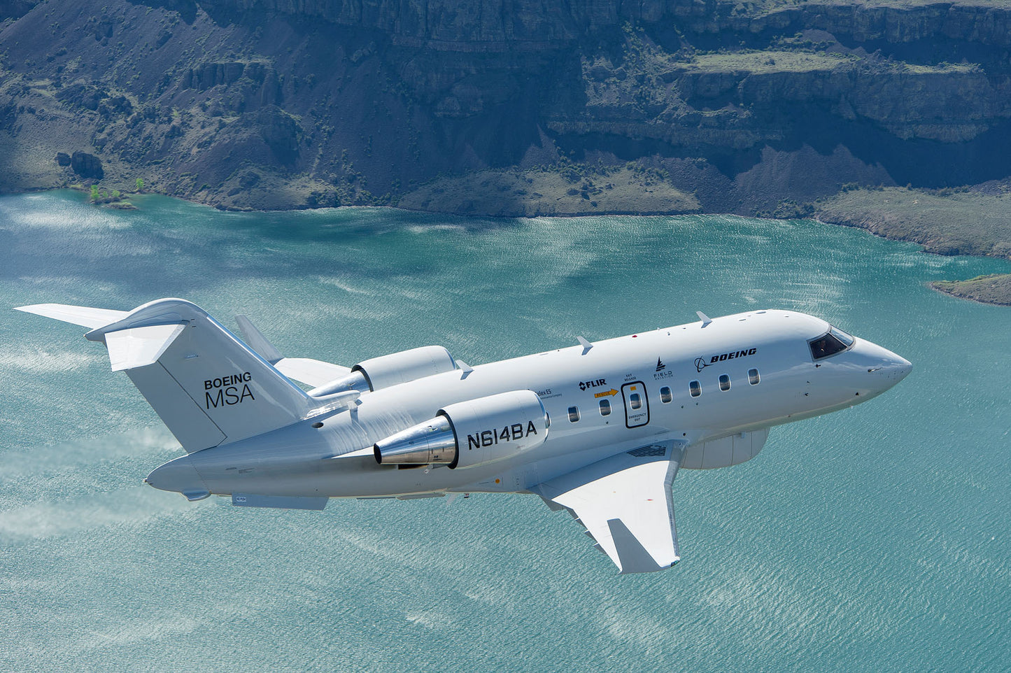 Boeing Maritime Surveillance Aircraft (MSA) In Flight Over Water, 2014 BI43990