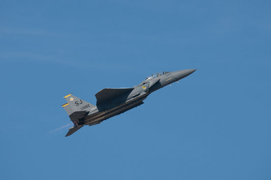 Boeing F-15E Strike Eagle Begins Climb BI45123
